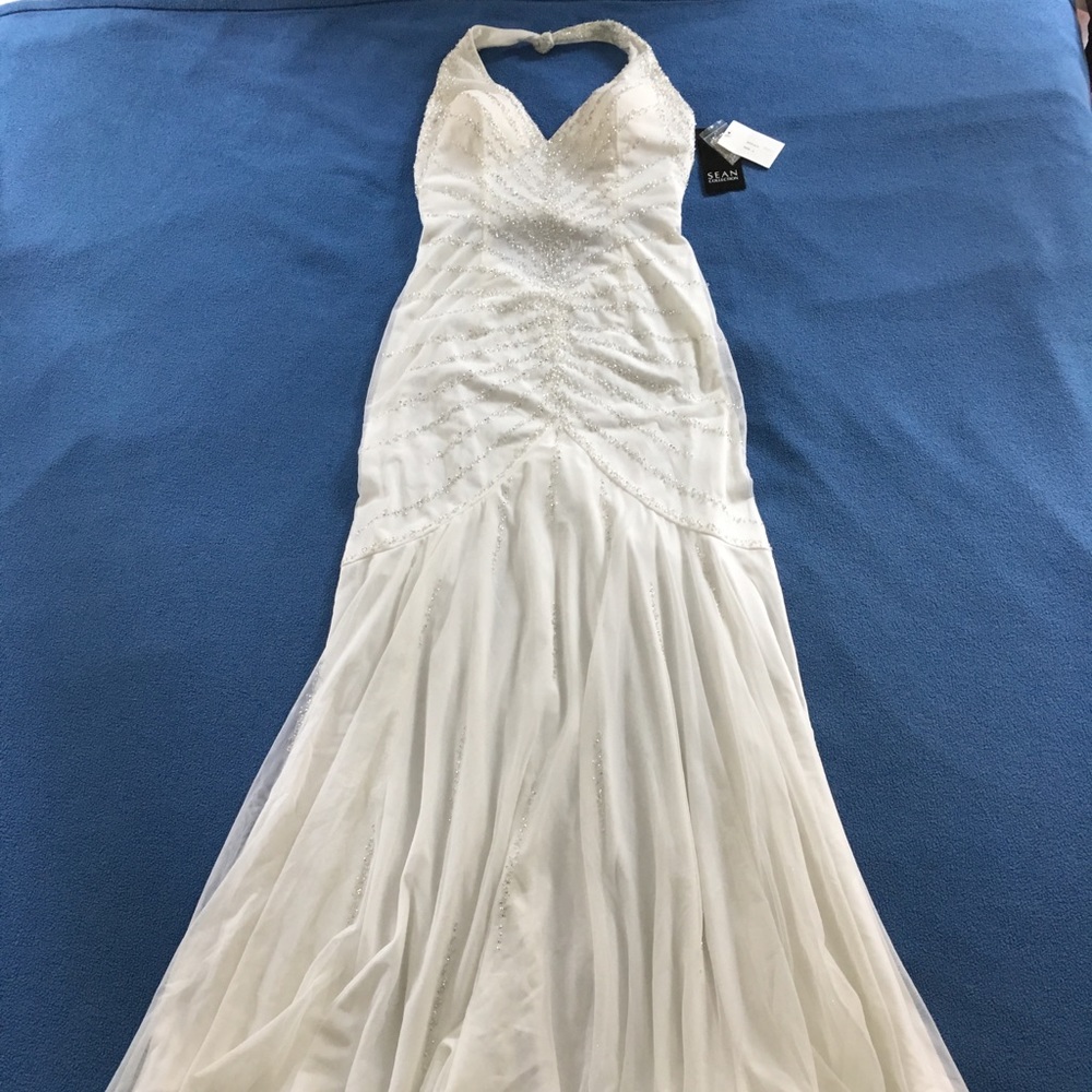 Sean Collection long, white formal dress